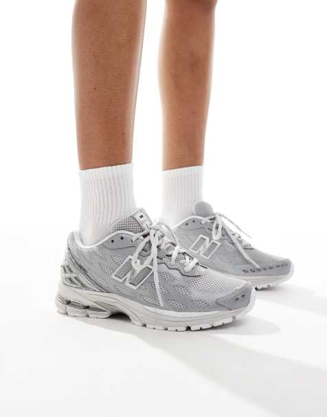 New Balance 1906W trainers in white and silver - view 1