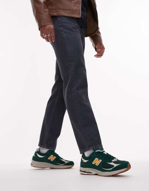 New Balance - 2002 - Baskets style universitaire - Vert et doré - Exclusivité ASOS, 5 de 5