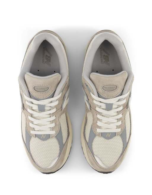 New Balance - 2002 - Baskets unisexes avec détails beiges - Marron , 4 de 4