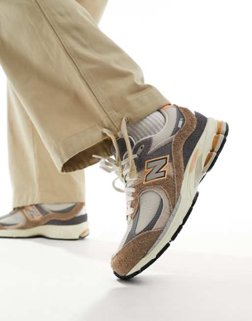 New Balance – 2002 – Pomarańczowo-brązowe buty sportowe
