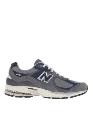 New Balance - 2002 - Sneaker in Grau und Marine-Grün