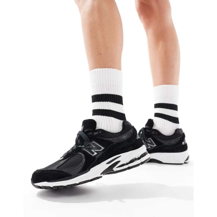 new balance black and white sneakers