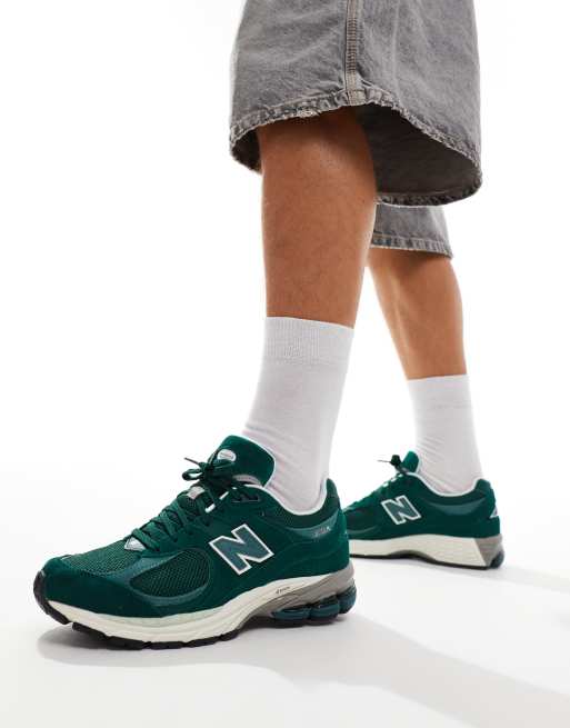 New Balance 2002 sneakers in green multi