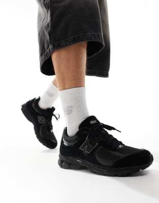 New Balance 2002 sneakers in triple black - view 1