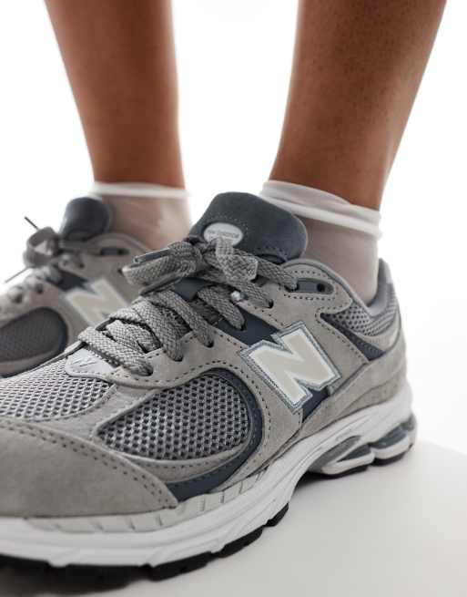 New Balance 2002 trainers in grey and white ASOS