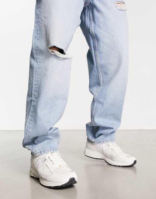 New balance white clearance jeans