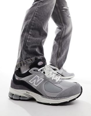 New Balance 2002R sneakers in gray with black detail