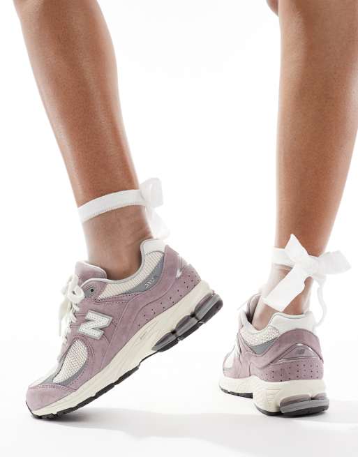 New Balance - 2002R - Uniseks sneakers in beige en paars, 5 van 5