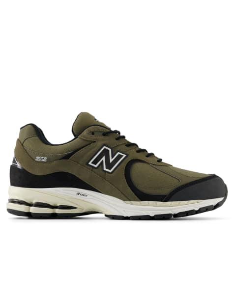 New Balance 2002rx trainers in dark camo - view 1