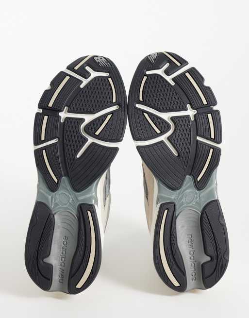 New Balance 2010 sneakers in beige and grey, 4 of 5