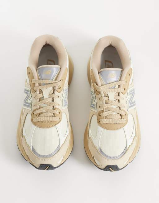 New Balance 2010 sneakers in beige en gebroken wit, 2 van 5