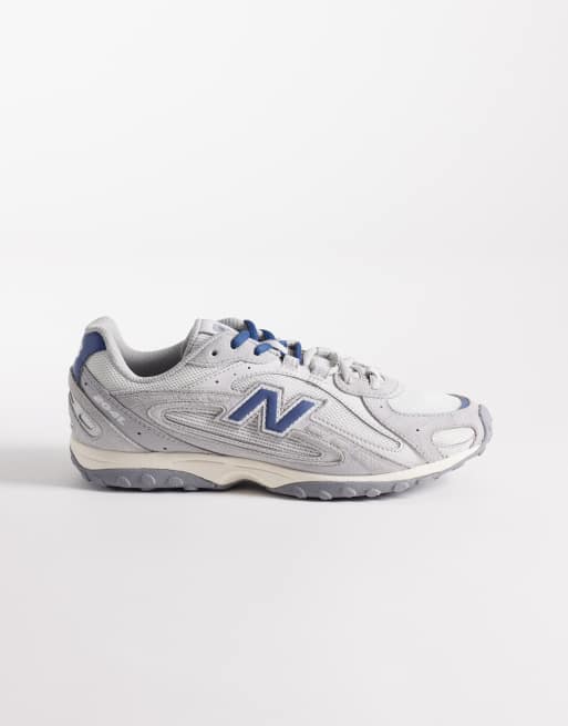 New Balance - 204 - Sneakers grigie e blu navy, 3 di 5