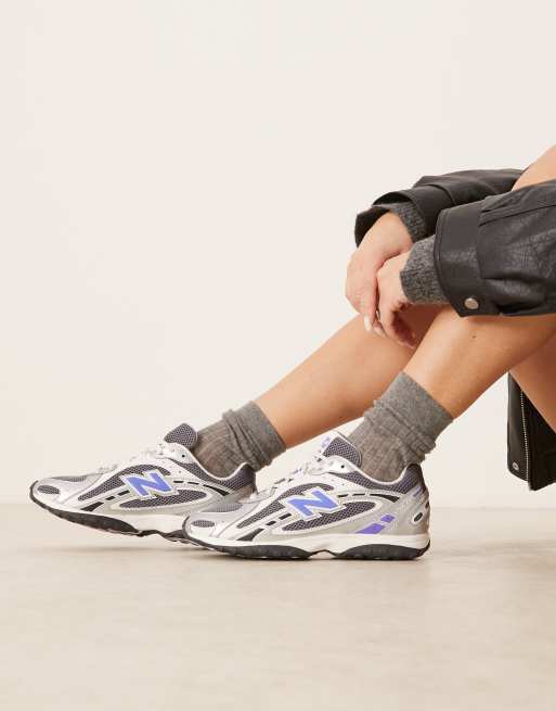 New Balance - 204L - Baskets - Argenté métallisé et indigo, 2 de 5