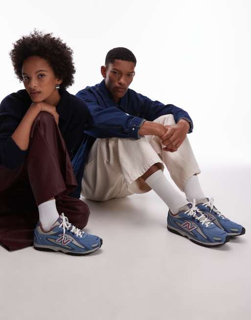 New Balance - 204L - Baskets unisexes en daim - Gris et bleu, 2 de 5
