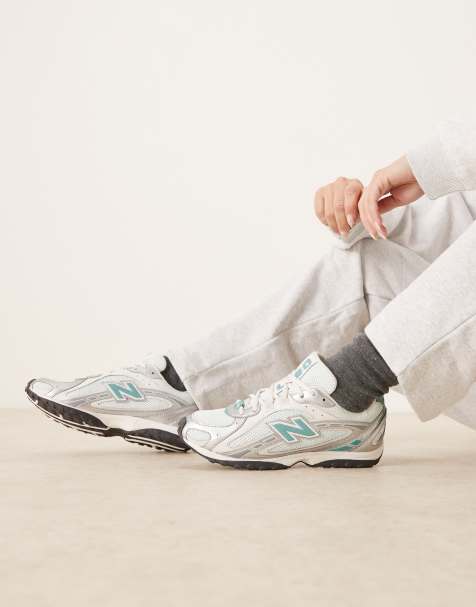 New Balance – 204L – Buty sportowe w kolorze srebrnym metalicznym i niebieskim - view 1