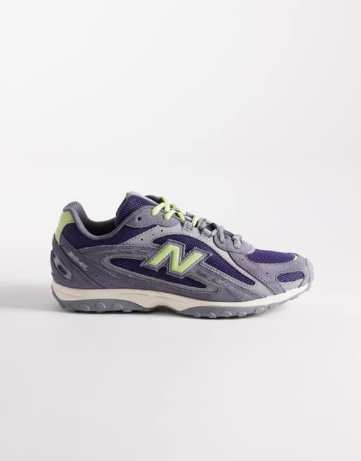 New Balance - 204L - Lilla sneakers med grønne detaljer, 3 af 5