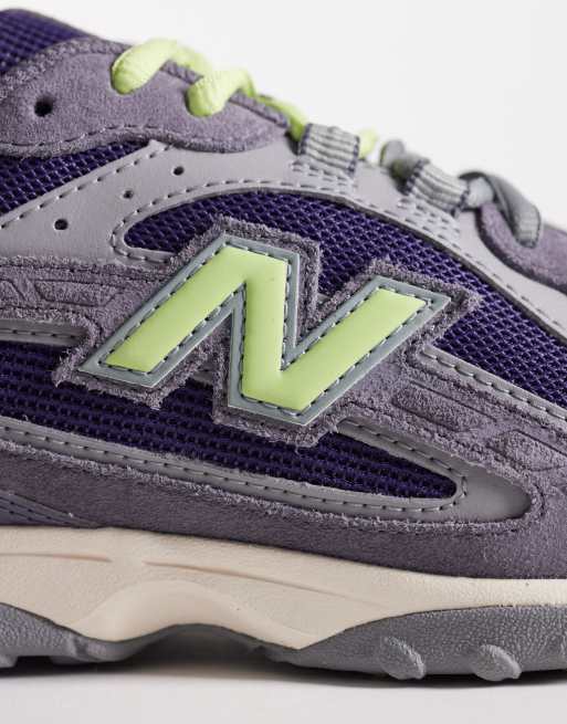 New Balance - 204L - Lilla sneakers med grønne detaljer, 4 af 5