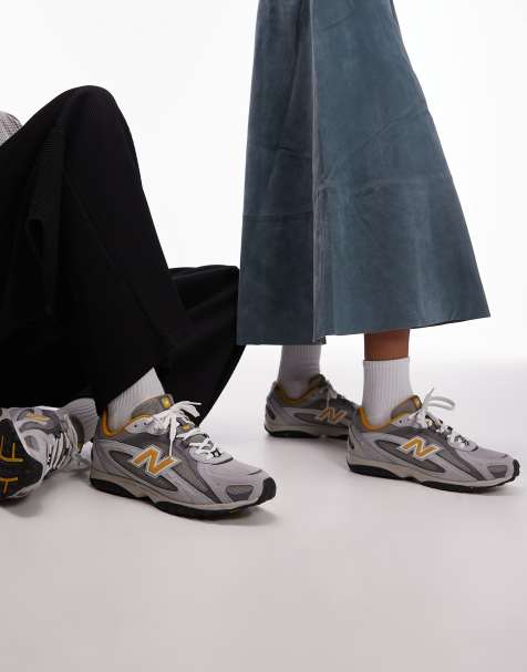 New Balance 204L unisex sneakers in blue and grey suede - view 1