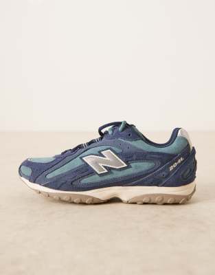 L - Wildleder-Sneaker in Marineblau Marineblau 39.5
