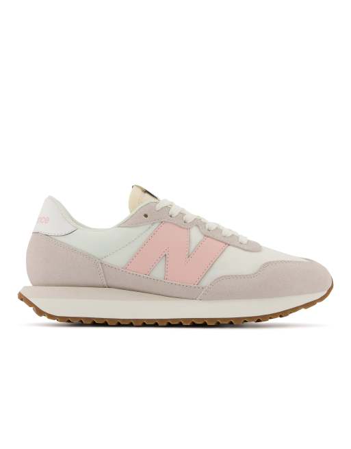 New Balance - 237 - Baskets - Blanc et rose pastel, 3 de 4