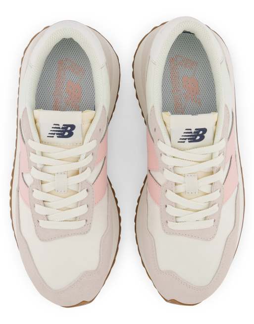 New Balance 237 Baskets Blanc et rose pastel ASOS