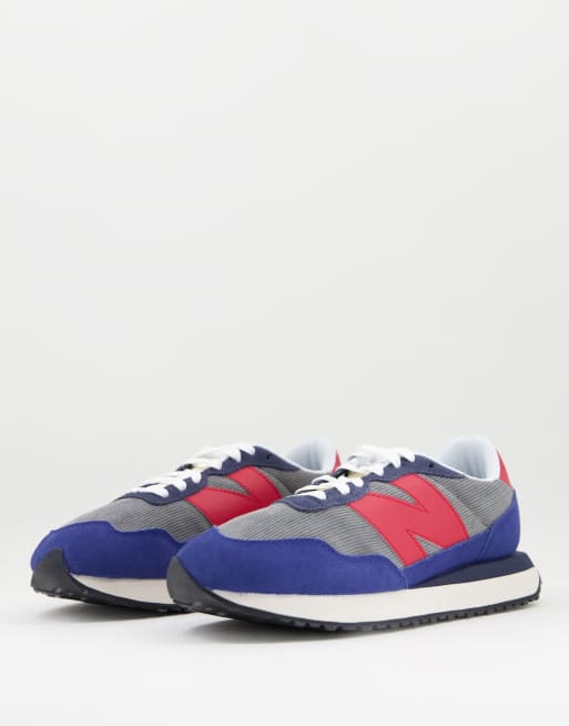 New balance clearance bleu et rouge