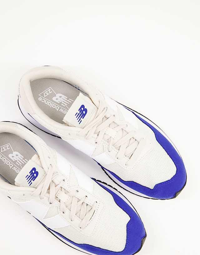 New Balance - 237 - Baskets en tulle - Gris clair et bleu New Balance - 237 - Baskets en tulle - Gris clair et bleu