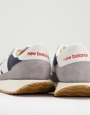 new balance 237 blanc gris