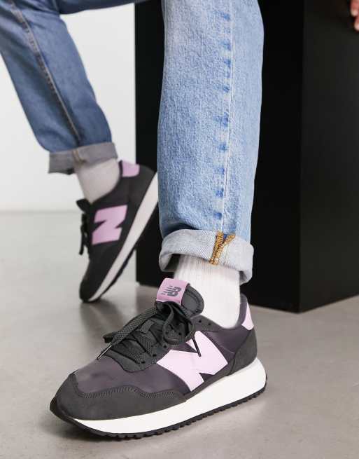 New Balance 237 Baskets Noir et violet ASOS