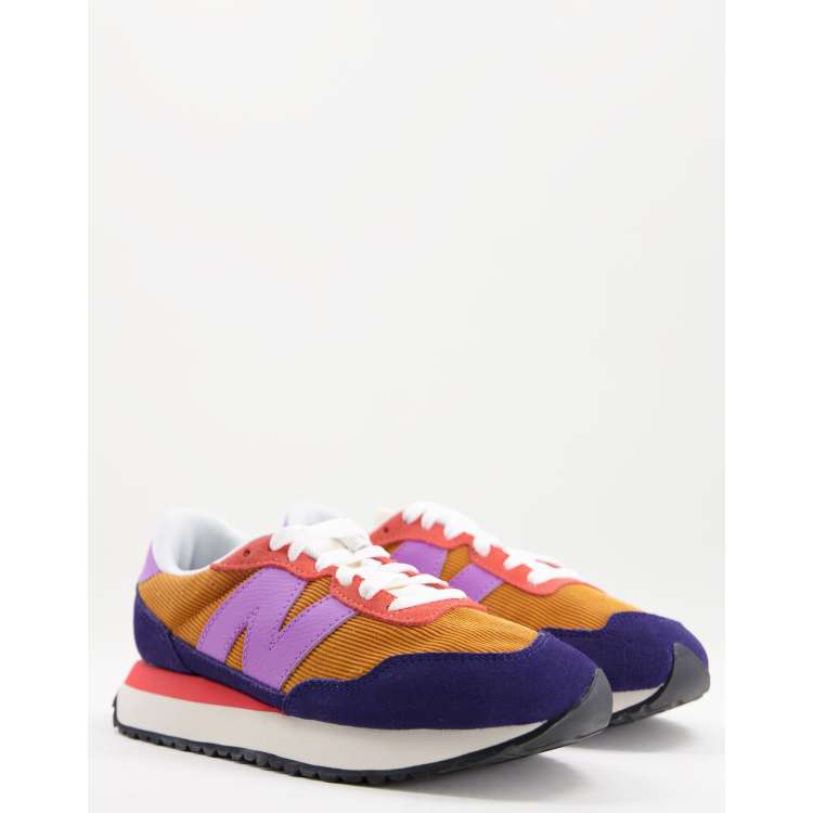 New balance violette clearance et jaune