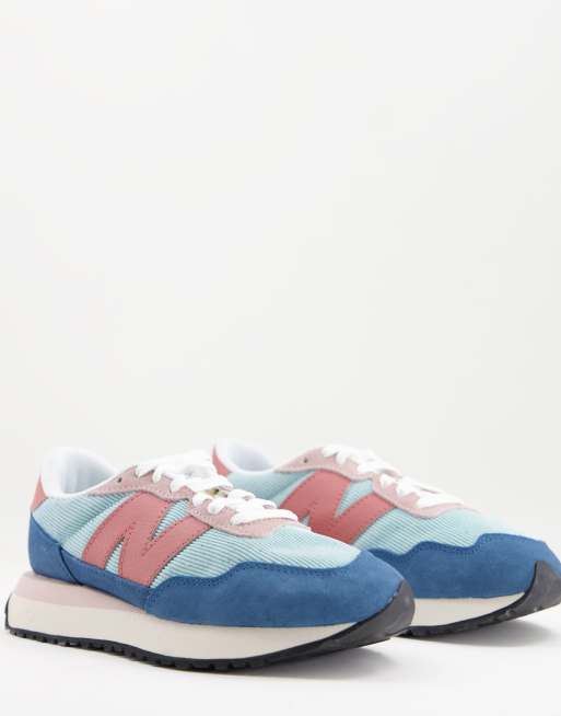 New Balance - 237 - Blågrønne og terrakottafarvede sneakers