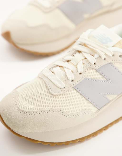☆New Balance\t☆  MS237SM BEIGE NBPDDB764T New Balance 237 mesh sneakers in cream and gray | ASOS