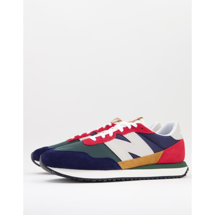 New Balance 237 sneakers in blue color block ASOS
