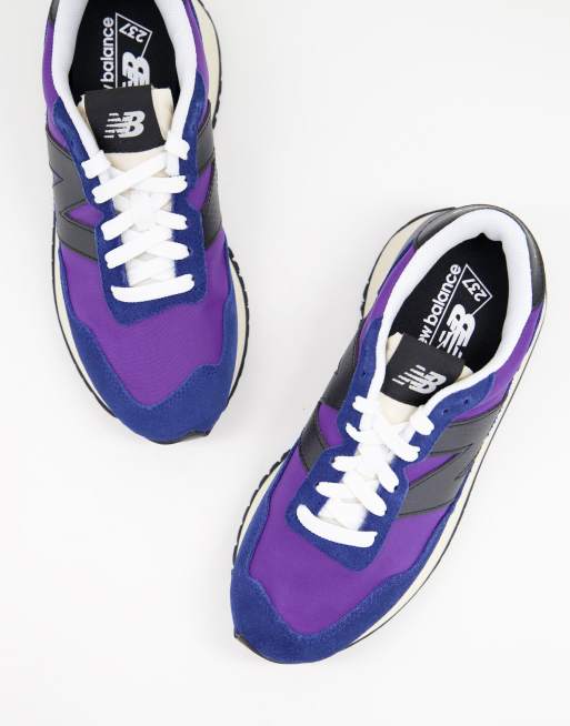 Autorizar Receptor escalar New Balance 237 sneakers in blue/purple | ASOS