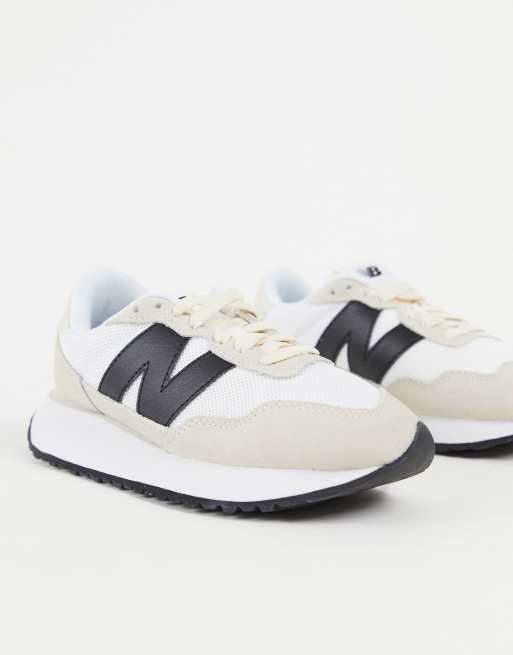 New Balance 237 sneakers in cream, 3 of 4