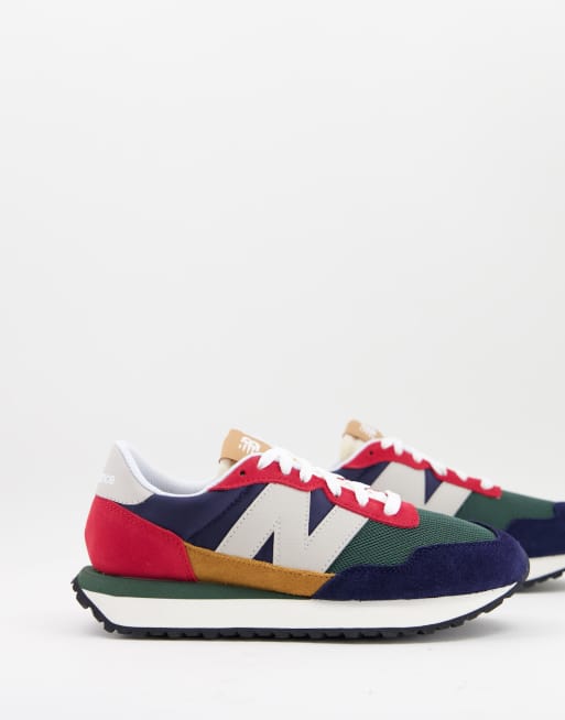 New Balance 237 sneakers in multi color block