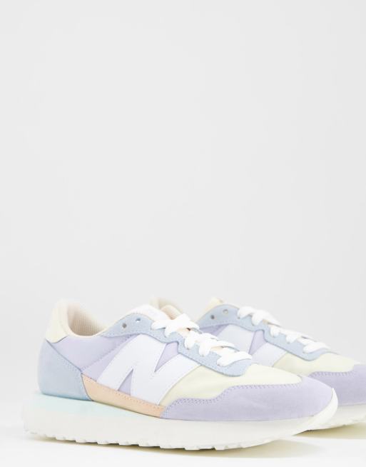 New Balance 237 sneakers in pastel multi colours