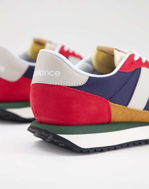 New balance hot sale colour block trainers