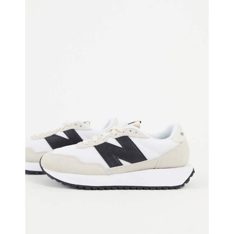 New balance hot sale cream trainers