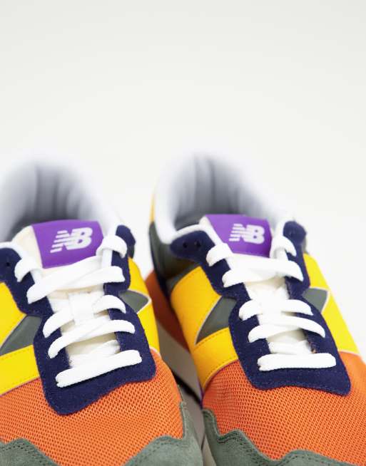 Balance 237 Green Orange New Balance New Balance Men's 237 Green