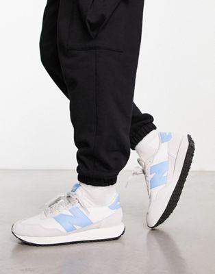New Balance 237 trainers in off white and blue - ASOS Price Checker