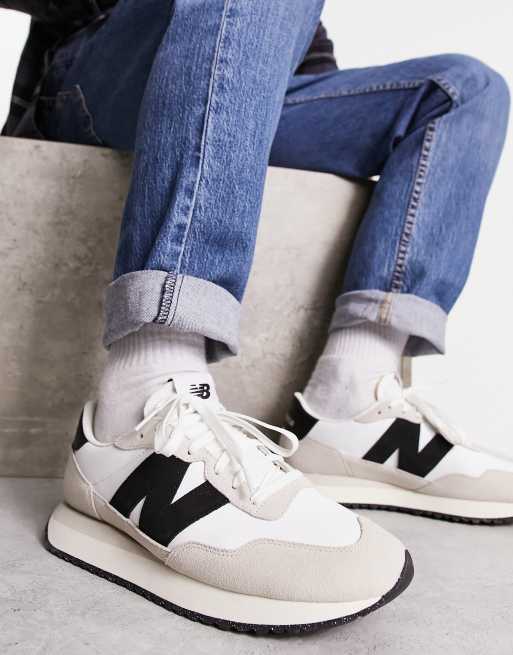 New Balance 237 Trainers In White And Black | Asos