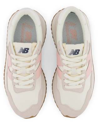 new balance white 237 trainers