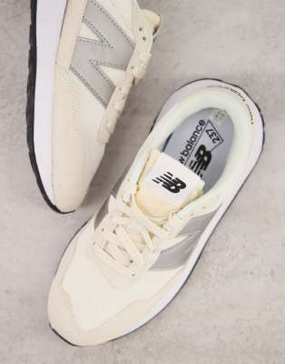 new balance white 237 trainers