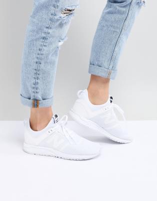 new balance 247 white trainers