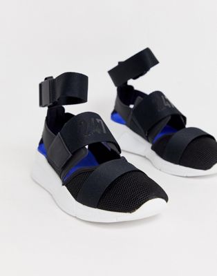 New Balance 247 black trainer sandals | ASOS