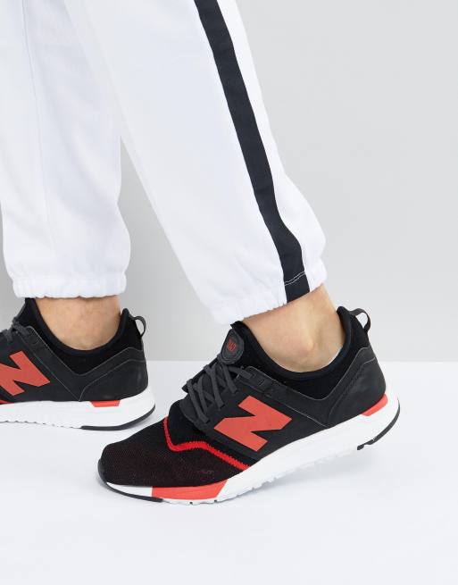 New balance 247 cheap red black