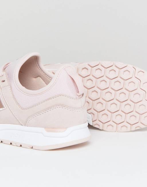 New balance – 247 luxe 2025 – sneaker in rosa aus nubukleder