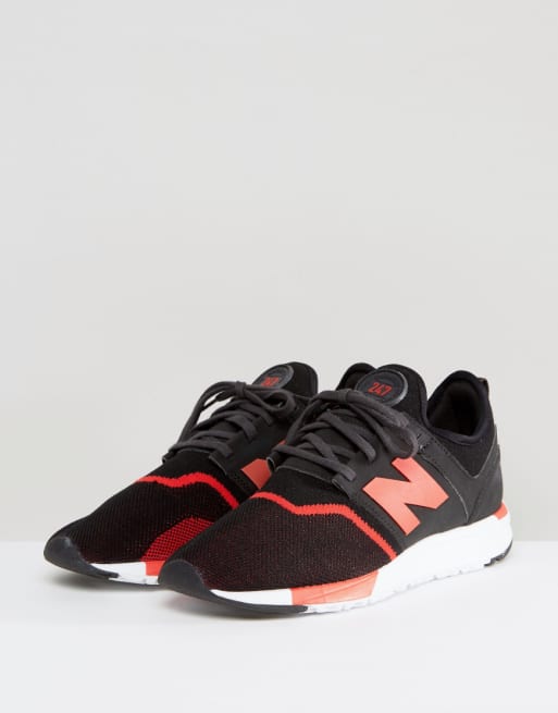 New Balance - 247 MRL247GR - Gestrickte Sneaker in Schwarz New Balance - 247 MRL247GR - Gestrickte Sneaker in Schwarz