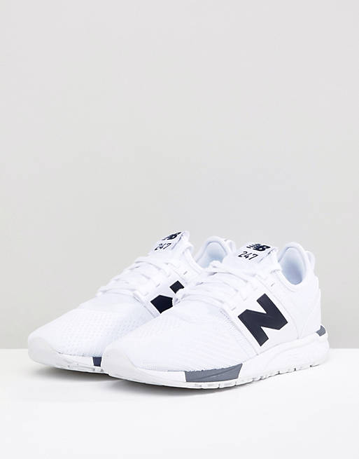 New Balance - 247 - Sneakers in rete bianche e nere